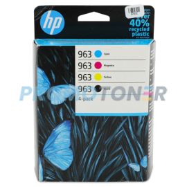 HP 963 6ZC70AE CMYK INK - 3100 PAGES FOR OFFICEJET 9012E