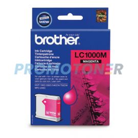BROTHER LC-1000 LC-1000MBP MAGENTA INK - 400 PAGES FOR DCP-130C
