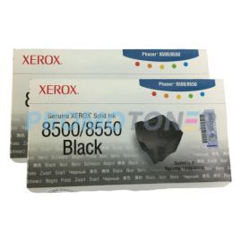 Xerox Phaser 8500 8550 Solid Ink Black Pack Of 2