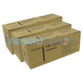 Kyocera Mita TK-520 Toner Black Pack Of 3