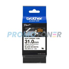 BROTHER HSE-261E BLACK ON WHITE P-TOUCH TAPE FOR PT-E300
