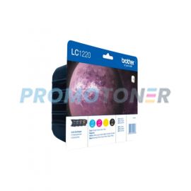 BROTHER LC-1220VALBPDR BLACK / COLOR INK - 1200 PAGES FOR DCP-J525W