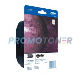 BROTHER LC-1220BKBP2DR BLACK INK - 600 PAGES FOR DCP-J525W