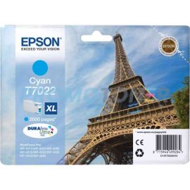 EPSON T7022 C13T70224010 CYAN INK - 2000 PAGES FOR WORKFORCE PRO WP-4015DN