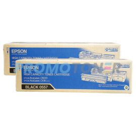 Epson 0557 Toner Cart Black High Yield Pack Of 2