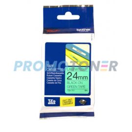 BROTHER TZE-751 BLACK ON GREEN TAPE CASSETTE FOR P-TOUCH CUBE PLUS PT-P710BT