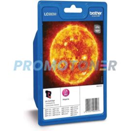 BROTHER LC-980 LC-980MBP MAGENTA INK - 260 PAGES FOR DCP-145C