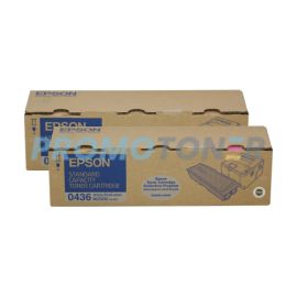 Epson 0436 Toner Cartridge Black Pack Of 2