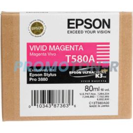 EPSON T580A T580 T580A00 VIVID MAGENTA INK - 245 PAGES FOR STYLUS PRO 3880
