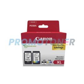 CANON PG-545XL CL-546 8286B008 BLACK / COLOR INK - 400 B/W PAGES FOR PIXMA IP2850