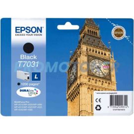 EPSON T7031 C13T70314010 BLACK INK - 1200 PAGES FOR WORKFORCE PRO WP-4015DN
