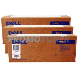 Dell 1700 Toner Cartridge Black High Yield Pack Of 3