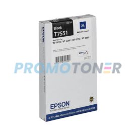 EPSON T7551 C13T755140 BLACK INK - 5000 PAGES FOR WF-8090DW