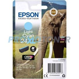 EPSON 24XL C13T24354022 LIGHT CYAN INK - 740 PAGES FOR EXPRESSION PHOTO XP-55