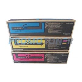 Kyocera Mita TK-8705 Toner CMY Pack of 3