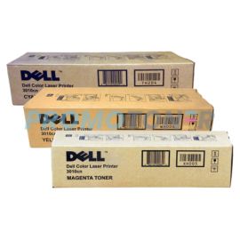 Dell 3010 Toner CMY Pack of 3