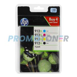 HP 912XL 3YP34AE CMYK INK - 825 B/W PAGES FOR OFFICEJET 8010E