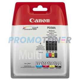 CANON CLI-551 6509B009 BLACK / COLOR INK - 2795 PAGES FOR PIXMA IP7250