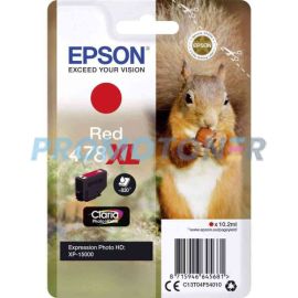 EPSON 478XL C13T04F54010 RED INK - 830 PAGES FOR EXPRESSION PHOTO HD XP-15000