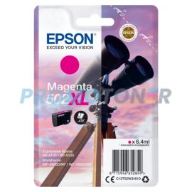 EPSON 502XL C13T02W34010 MAGENTA INK - 470 PAGES FOR EXPRESSION HOME XP 5105