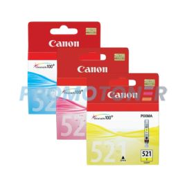 Canon CLI-521 Ink CMY Pack of 3