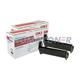 Oki C5800/C5900 Image Drum Black 2 Pack