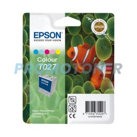 EPSON T027 C13T02740120 CMY INK - 220 PAGES FOR STYLUS PHOTO 810