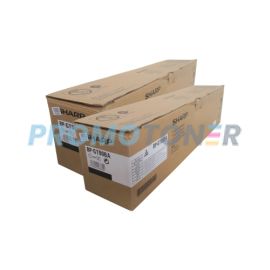 Sharp BP-90C70 Toner Cartridge Black Pack Of 2