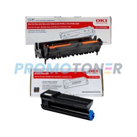 Oki MB480 MFP Toner 12K and Drum Black Pack of 4