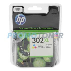 HP 302XL F6U67AE TRI-COLOR INK - 330 PAGES FOR DESKJET 1110