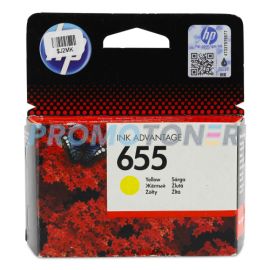 HP 655 CZ112AE YELLOW INK - 600 PAGES FOR DESKJET INK ADVANTAGE 3525