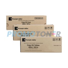 Triumph Adler 260ci Toner Kit CMY Pack of 3