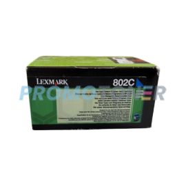 LEXMARK 802C 80C20C0 CYAN TONER - 1000 PAGES FOR CX-310DN MFP