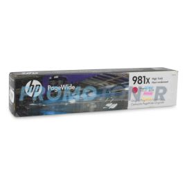 HP 981X L0R10A MAGENTA INK - 10000 PAGES FOR PAGEWIDE ENTERPRISE COLOR 556DN