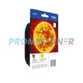 BROTHER LC-980 LC-980YBP YELLOW INK - 260 PAGES FOR DCP-145C