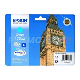 EPSON T7032 C13T70324010 CYAN INK - 800 PAGES FOR WORKFORCE PRO WP-4015DN