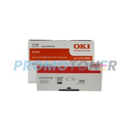 Oki C710 Toner and Drum Black Pack of 2