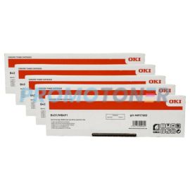 Okidata MB491 Toner Cartridge Black Pack Of 5