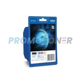 BROTHER LC-1280XLRBWBP CMY INK - 3600 PAGES FOR MFC-J5910DW