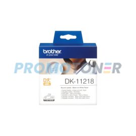 BROTHER DK-11218 BLACK ON WHITE LABELS FOR QL-500