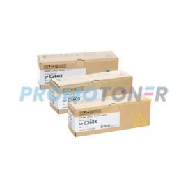 Ricoh SP C360X Toner CMY Pack of 3