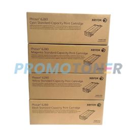 Xerox Phaser 6280 Toner CMYK Pack of 4
