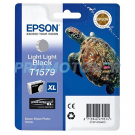 EPSON T1579 C13T15794010 LIGHT LIGHT BLACK INK - 940 PAGES FOR STYLUS PHOTO R3000