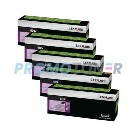 Lexmark 605 Toner Cartridge Black 5 Pack