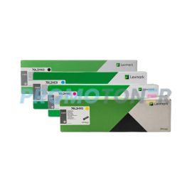 Lexmark CX951se Toner CMYK High Yield Pack of 4