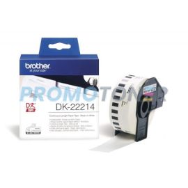 BROTHER DK-22214 BLACK ON WHITE P-TOUCH TAPE FOR QL-500