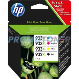HP 932XL 933XL C2P42AE CMYK INK - 2475 COLOR PAGES FOR OFFICEJET 6100 E-