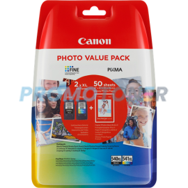 CANON CL-541XL PG-540XL 5222B014 BLACK / COLOR INK - 400 COLOR PAGES FOR PIXMA MX395