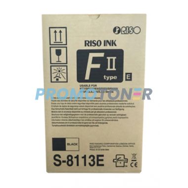 RISO F II TYPE S-8113E BLACK INK - 20000 PAGES FOR EZ 200