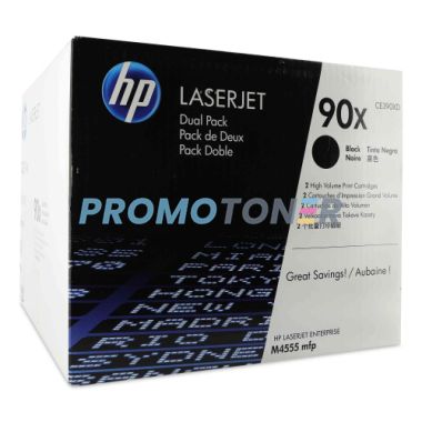 HP 90X CE390XD BLACK TONER - 48000 PAGES FOR LASER JET ENTERPRISE M4555 MFP